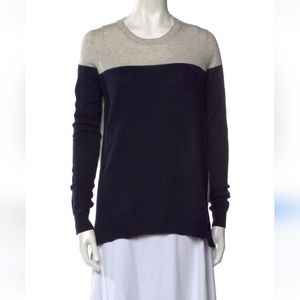 Vince Color Block Wool Cashmere Sweater Size Small